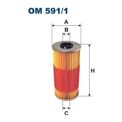 Olejový filter FILTRON OM 591/1