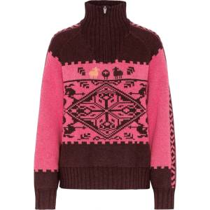 Kari Traa Дамски пуловер Kari Traa Women's Saga Knit Jumper - Cocoa Powder - размер L (117-3325-0314)