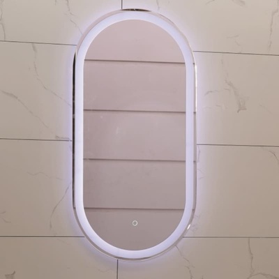 Inter Ceramic Огледало с вградено лед осветление Ponsi 40х80, нагревател