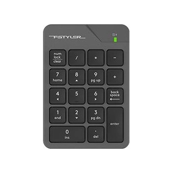 A4tech Цифрова безжична 2.4Ghz клавиатура FGK21C, черна, LiIon батерия, USB-C зареждане (FGK21C)