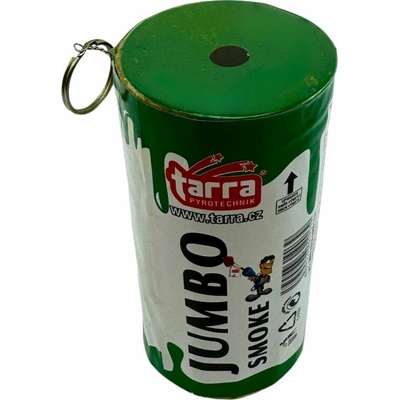 TARRA pyrotechnik Dýmovnice Jumbo Smoke ZELENÁ 1 ks s trhací pojistkou