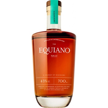 Equiano Rum 43% 0,7 l (čistá fľaša)