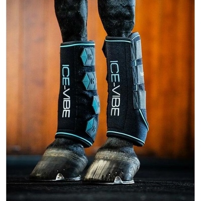 HORSEWARE Ice Vibe Leg Wraps černá /aqua