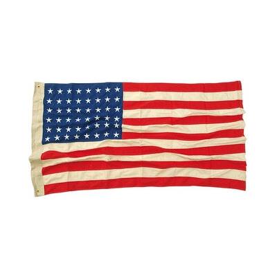 Vlajka USA vyšívaná 48 štátov