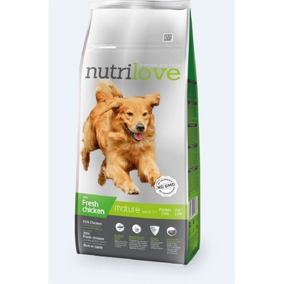 Nutrilove pes SENIOR fresh kuřecí 3 kg