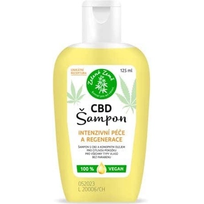 Zelená Země Zelená Země CBD šampon 125 ml