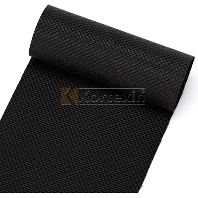 KORTEXIN PES 500D/74T PU WR bez PFAS-06 černá Množství: celá role - 50 bm návin