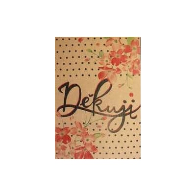 Pozdrav BeBechy XL – recyklovaný papier – Ďakujem2