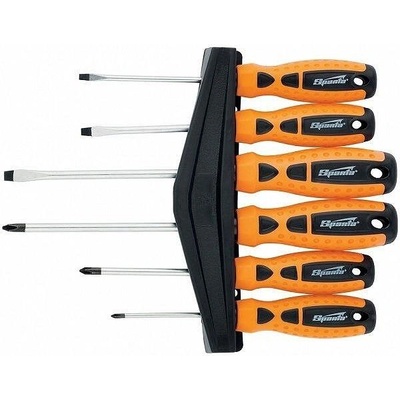 Sparta Комплект отвертки Point, CrV, двукомпонентни дръжки, 6 бр. Sparta 117827 (117827)