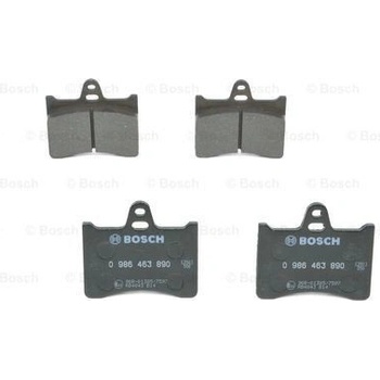 Sada brzdových platničiek kotúčovej brzdy BOSCH 0 986 463 890