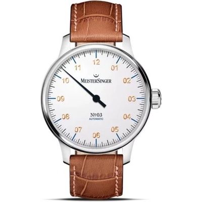 MeisterSinger AM901G Světle hnědý kožený řemínek