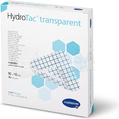 HydroTac transparent Krytie na rany hydrogélový obväz 10 x 20 cm 10 ks