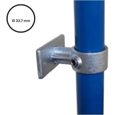 Konstrukční fitinka, spojka ocelových trubek pr. 33,7 mm – držák zábradlí 143-B34