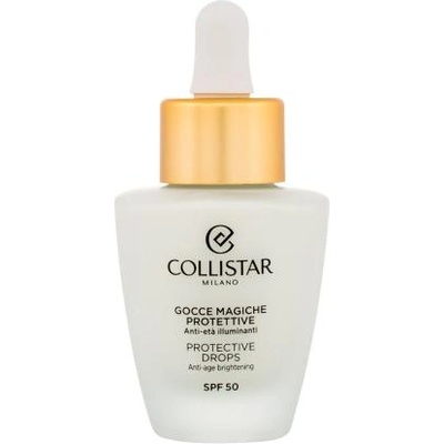 Collistar Smart Sun Protection Protective Drops SPF50 озаряващ флуид със защита от синя светлина и uv лъчи 30 ml унисекс