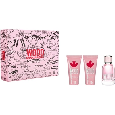 Dsquared2 Wood for Her Комплект (EDT 50ml + BL 50ml + SG 50ml) за Жени