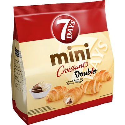 7 Days Croissants Double mini kakao&vanilka