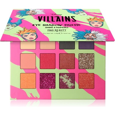 Mad Beauty Disney Villains палитра сенки за очи 12x2 гр