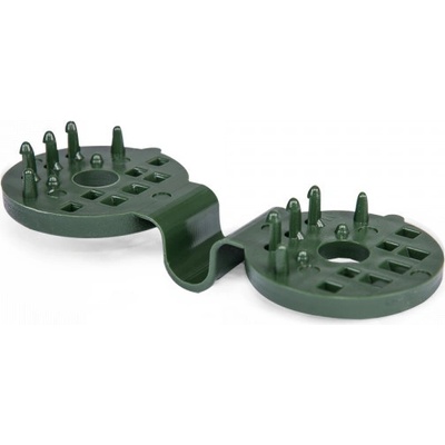 Upínací spona na sítě, tkaniny, zelená BUNGEE CORD CLIPS BR-BCK4-GR-L