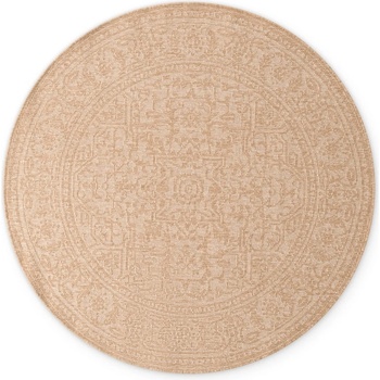 Hanse Home Кръгъл килим за открито и закрито в цвят слонова кост и бежово ø 160 cm Duet Kona - NORTHRUGS (106250-160)
