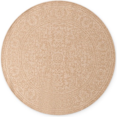 Hanse Home Кръгъл килим за открито и закрито в цвят слонова кост и бежово ø 160 cm Duet Kona - NORTHRUGS (106250-160)