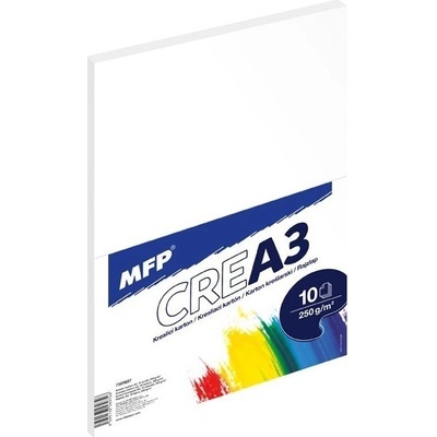 MFP Kreslicí karton A3 250 g/m2 10 listů 7500687 – MFP | Bílá |