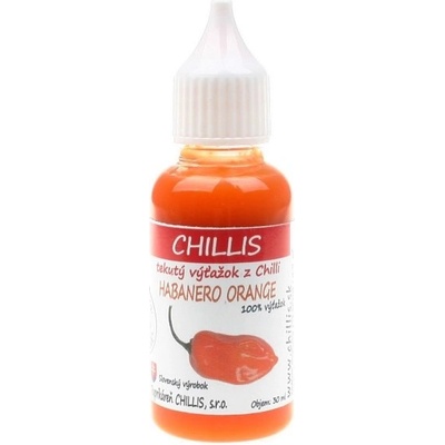 CHILLIS Habanero orange tekuté chilli 30 ml