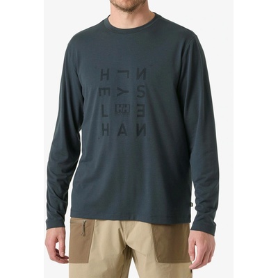 Helly Hansen Skog Graphic LS Tee alpine frost