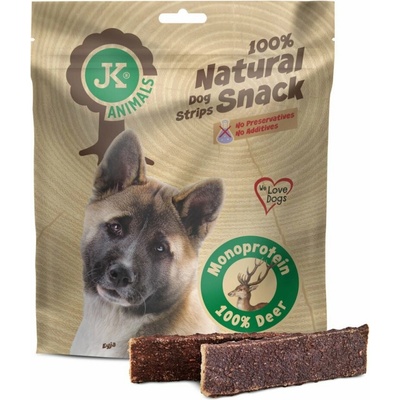 JK ANIMALS 100% Natural Snack Monoproteín Deer 500 g