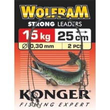Konger Strong wolfrámové lanko 25 cm 15 kg