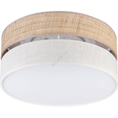 LAMKUR Led таванно осветително тяло sirja boho led/20w/230v Ø 35 см бежово/кремаво (la59761)