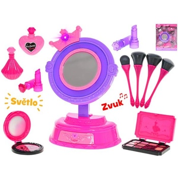 Mikro Комплект за красота с огледало 25x16см на батерии със светлина и звук