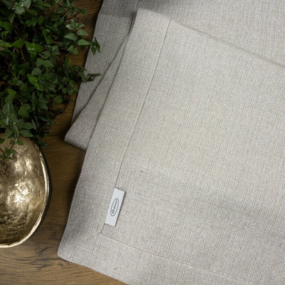 Eurofirany STELLA 1 šerpa so štruktúrou plátna pretkávanej striebornou niťou strieborná Polyester 40x180 cm