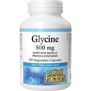 Natural Factors Glycine 500 mg [120 капсули]