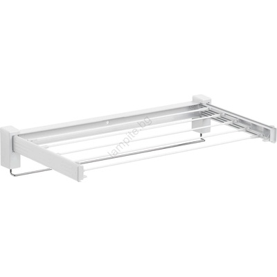 WENKO 3770013100 - Сушилник за пране BUTTERFLY 70x13, 5 cm сребрист/бял (WE0451)