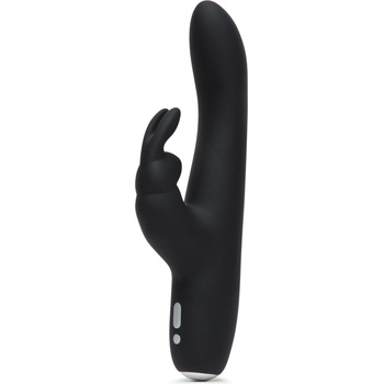 Image 1 of Fifty Shades of Grey Greedy Girl Rechargeable Slimline Rabbit Vibrator