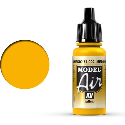 Vallejo Farba Model Air Medium Yellow 17ml