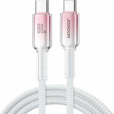 Joyroom JOY728106 Crystal-Clear 60W USB-C 1,2m bílý