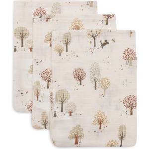 Jollein Муселинови тривки Jollein - Tiny Park, 15 x 20 cm, 3 броя (560497) - baby