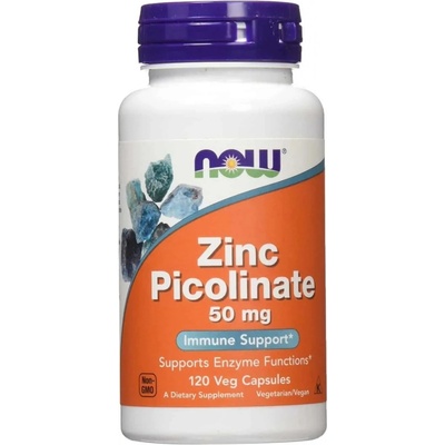Now Foods Pikolinát Zinku 50 mg 120 kapsúl