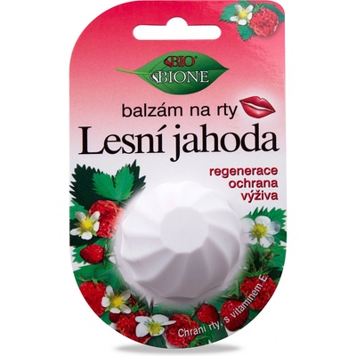 BC Bione Cosmetics Lesní jahoda balzam na pery vajíčko 6 ml