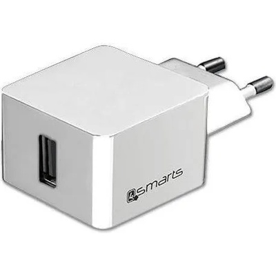 4smarts Зарядно за Телефон, 4Smarts 220v Voltplug 2.1a, Бял (4S465498)