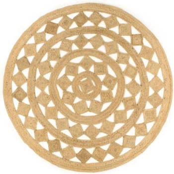 Image 1 of vidaXL Ръчно плетен килим от юта, 210 см (343615)