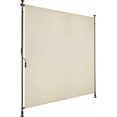 tectake Markýza Taija s ruční klikou - 150 x 310 cm, béžová