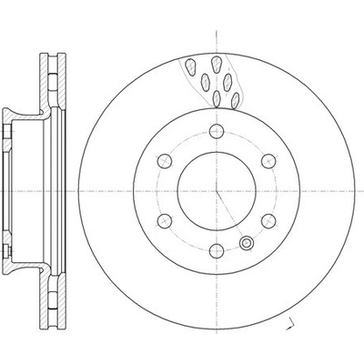 Brzdový kotúč REMSA 61034.10