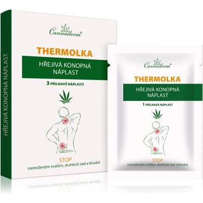 Cannaderm Thermolka загряваща лепенка 3 бр