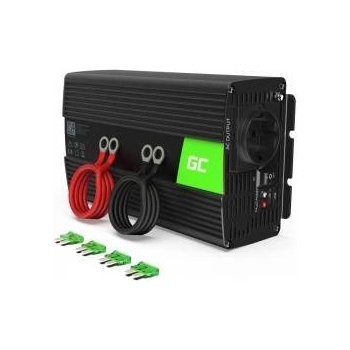 Green Cell Инвертор green cell inv09 12v 230v, 1000w (2000w пик), Чиста синусоида