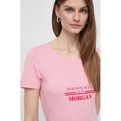 Morgan Тениска Morgan в розово (DANAE.ROSEE)