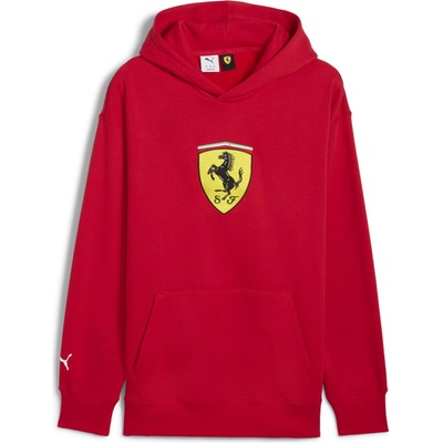 Puma FERRARI RACE BIG SHIELD HOODIE 63019202 Červená