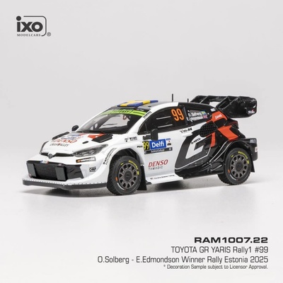 IXO Toyota GR Yaris Rally1 Rally Estonia 2025 #99 Solberg Edmondson 1:43