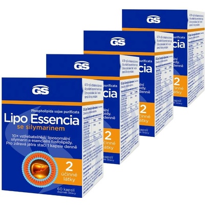 GS Lipo Essencia se silymarinem 4 x 60 kapslí